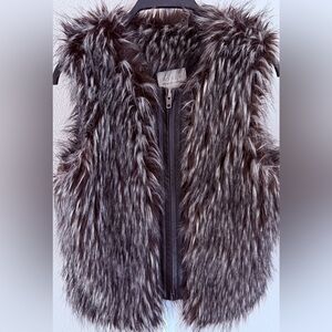 Faux Fur Vest with Zipper by Hinge/Nordstrom